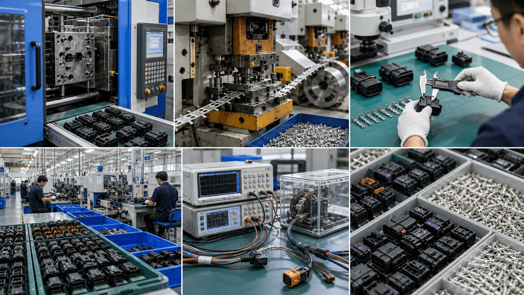 Automotive connector tooling and injection molding capability