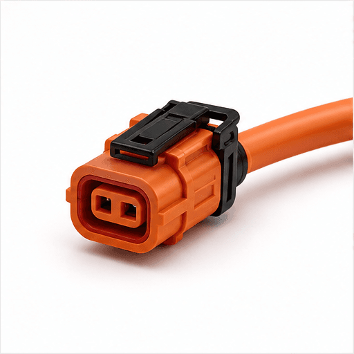 High voltage EV connector assembly